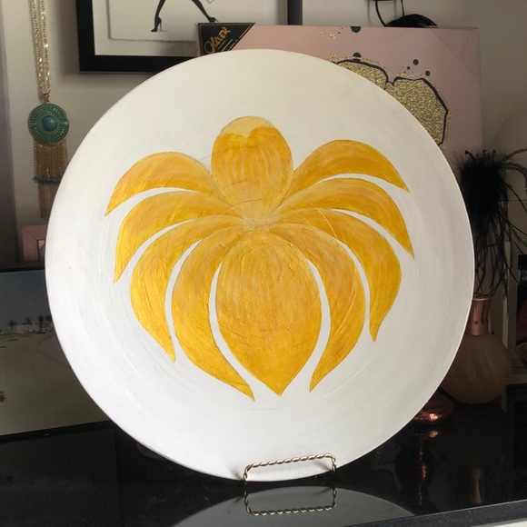 Bamboo decoration round plate - Picture 1 of 7